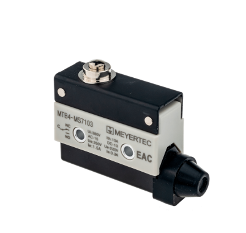 Выключатель концевой, NO+NC, IP54,плунжер укороченный MTB4-MS7103