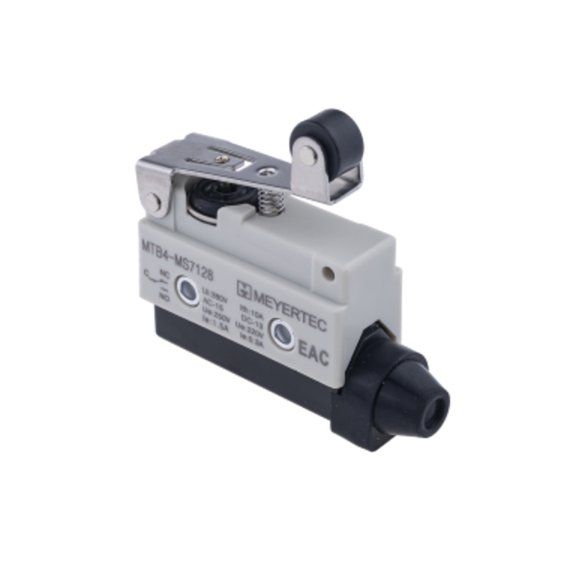 Выключатель концевой, NO+NC, IP54,рычаг с роликом, укороченный MTB4-MS7128