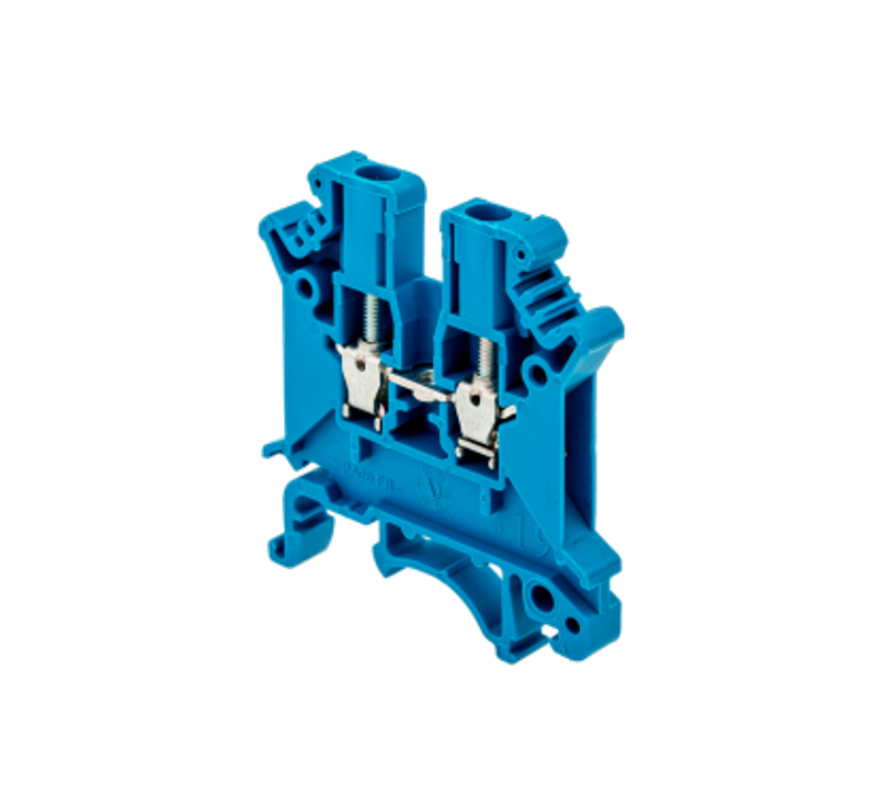 Клемма винтовая проходная, 2.5 мм2, синяя MTU-2.5BL