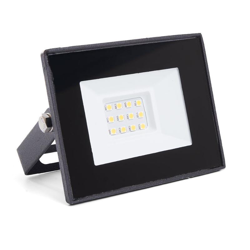 Прожектор светодиодный SFL90-10 2835SMD 10W 4000K AC220V/50Hz IP65, черный в компактном корпусе 105*27*85mm
