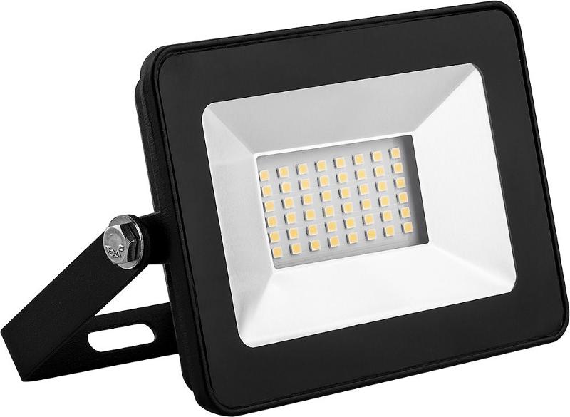 Прожектор светодиодный SFL90-20 2835SMD 20W 4000K AC220V/50Hz IP65, черный в компактном корпусе 126*27*85 мм