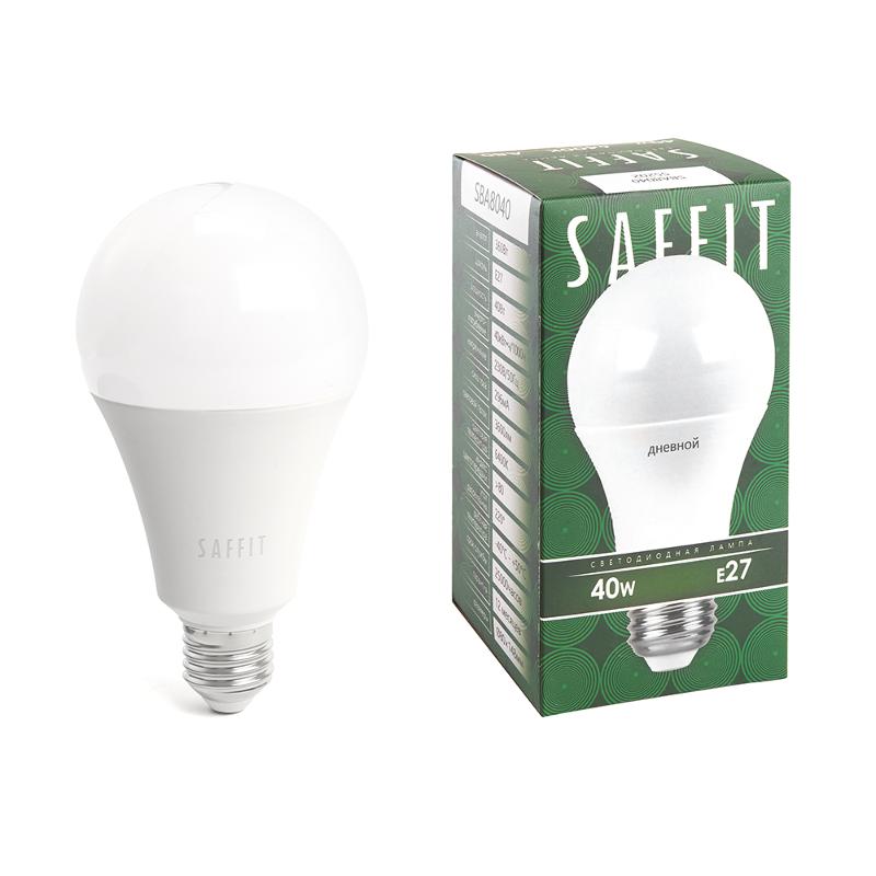 Лампа светодиодная, 40W 230V E27 2700K A80, SBA8040
