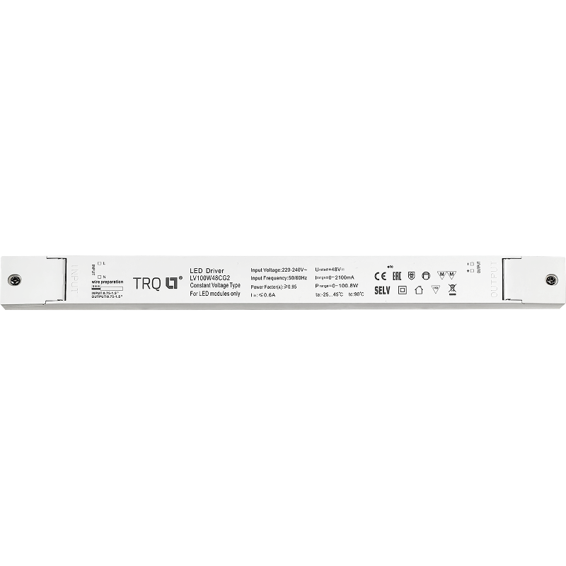 Драйвер LED CV 100Вт-/48В-IP20 (Kegu LV100W48CG)