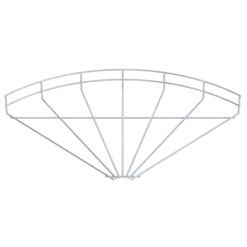 Угловая секция 90° 55x400 (GRB 90 540 FT)