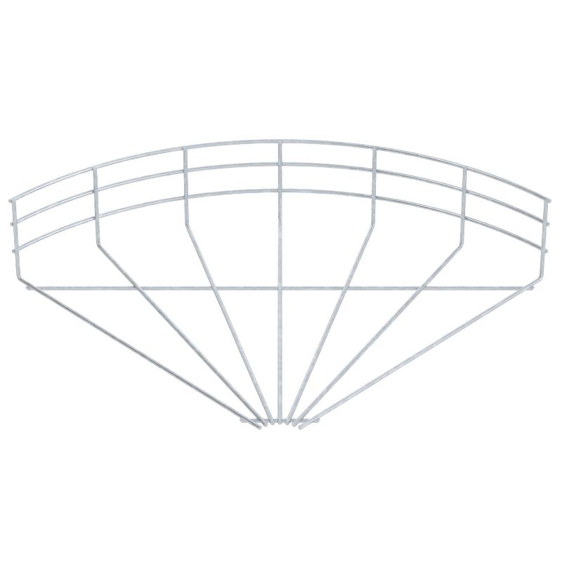 Угловая секция 90° 105x400 (GRB 90 140 FT)