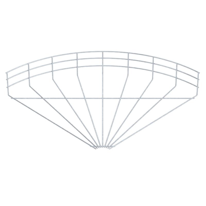 Угловая секция 90° 105x500 (GRB 90 150 FT)