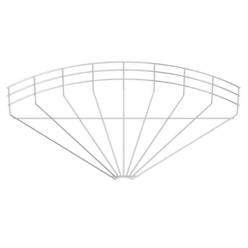 Угловая секция 90° 105x500 (GRB 90 150 G)
