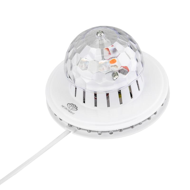 Диско-лампа «Летающая тарелка» 36LED, 230 В