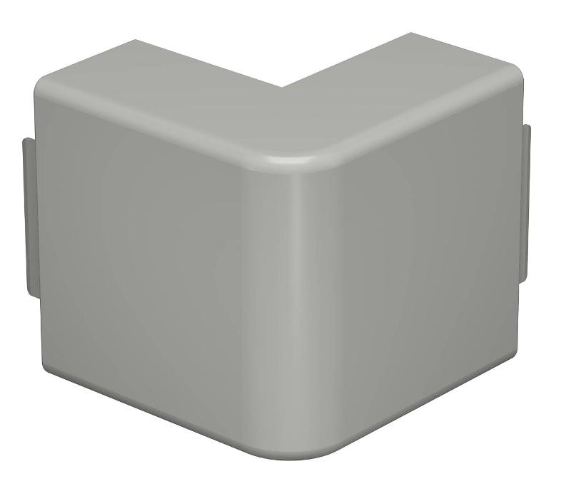 Крышка внешнего угла кабельного канала WDK 40x90 мм (ПВХ,серый) (WDK HA40090GR)