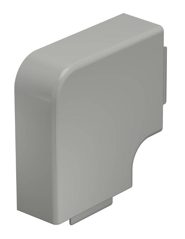 Крышка плоского угла кабельного канала WDK 40x90 мм (ПВХ,серый) (WDK HF40090GR)
