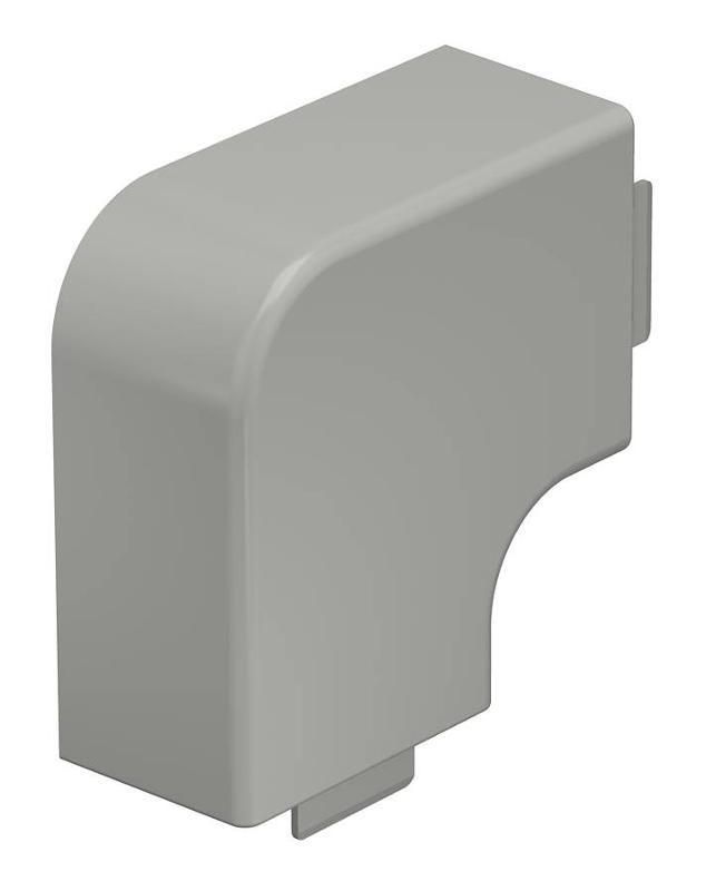 Крышка плоского угла кабельного канала WDK 40x60 мм (ПВХ,серый) (WDK HF40060GR)