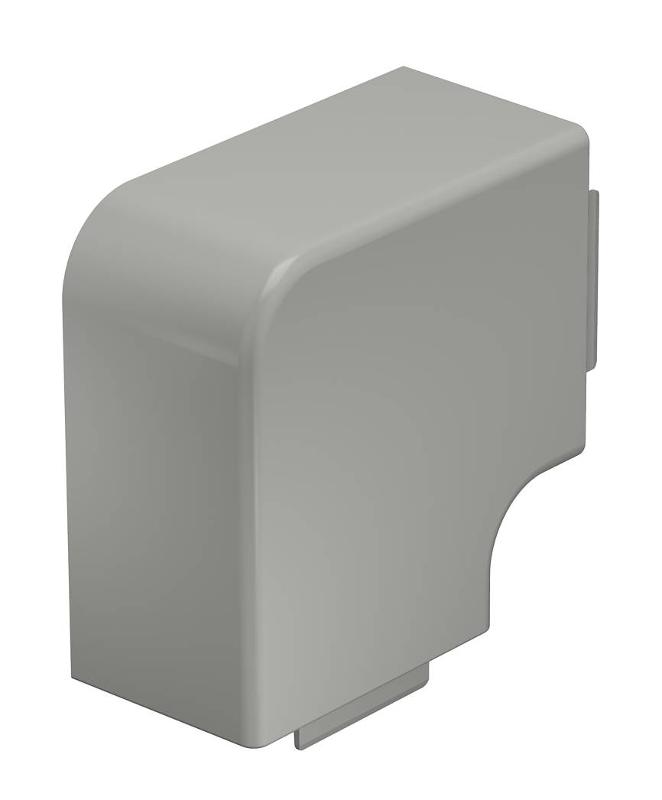 Крышка плоского угла кабельного канала WDK 60x90 мм (ПВХ,серый) (WDK HF60090GR)