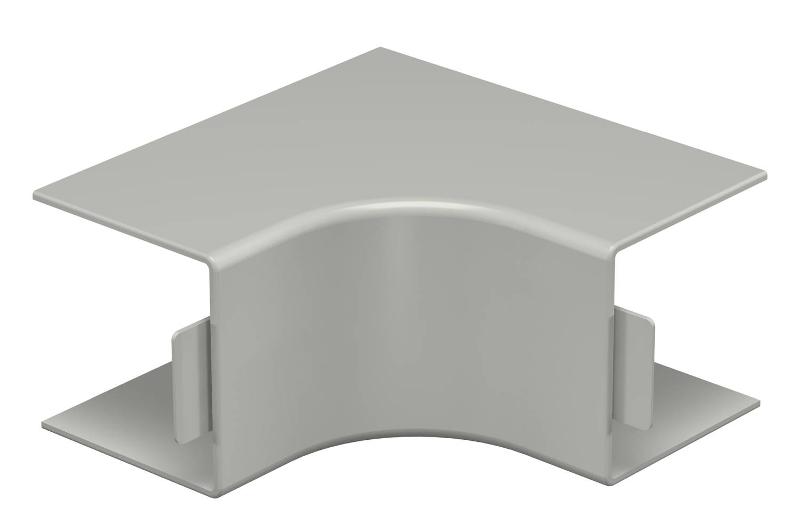 Крышка внутреннего угла кабельного канала WDK 60x60 мм (ПВХ,серый) (WDK HI60060GR)