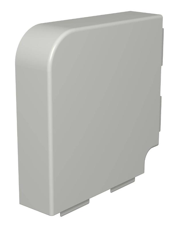 Крышка плоского угла кабельного канала WDK 60x210 мм (ПВХ,серый) (WDK HF60210GR)