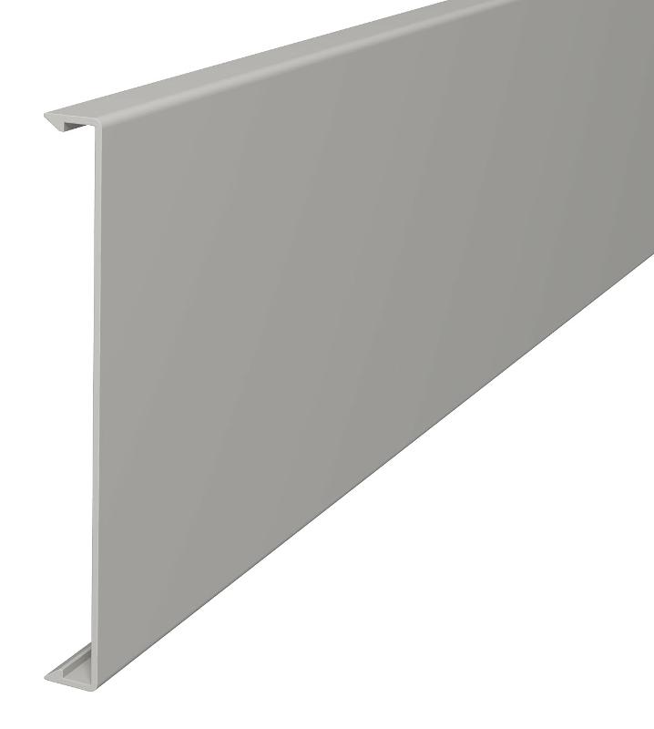 Крышка кабельного канала WDK 130x2000 мм (ПВХ,серый) (2410 130GR)