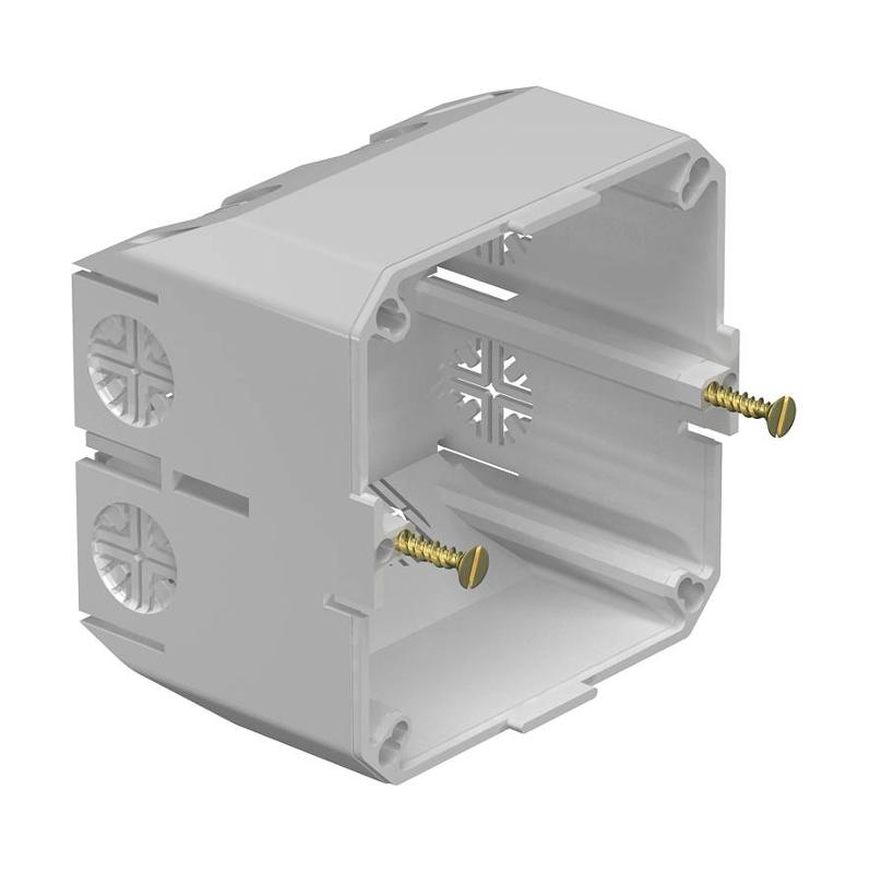 Монтажная коробка для кабельного канала WDK 2390 (ПВХ,светло-серый) (2390)