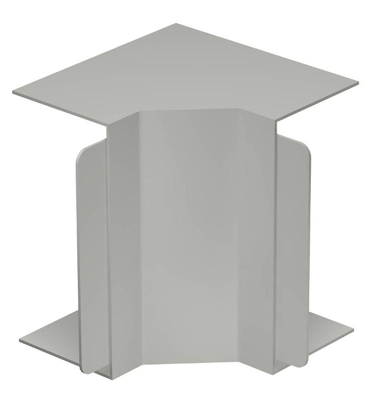 Крышка внутреннего угла кабельного канала WDK 80x170 мм (ПВХ,серый) (WDK HI80170GR)