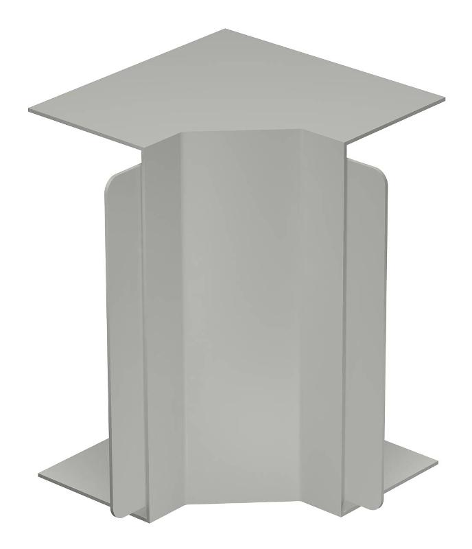 Крышка внутреннего угла кабельного канала WDK 80x210 мм (ПВХ,серый) (WDK HI80210GR)
