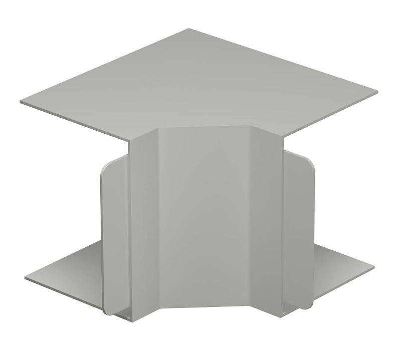 Крышка внутреннего угла кабельного канала WDK 100x130 мм (ПВХ,серый) (WDK HI100130GR)