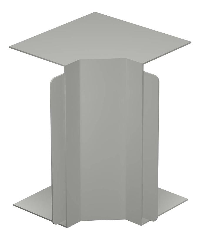 Крышка внутреннего угла кабельного канала WDK 100x230 мм (ПВХ,серый) (WDK HI100230GR)
