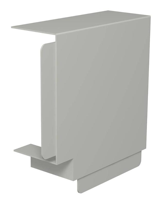 Крышка плоского угла кабельного канала WDK 80x170 мм (ПВХ,серый) (WDK HF80170GR)