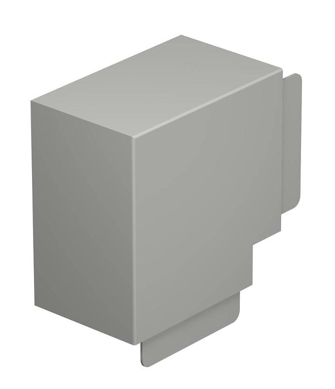 Крышка плоского угла кабельного канала WDK 100x130 мм (ПВХ,серый) (WDK HF100130GR)