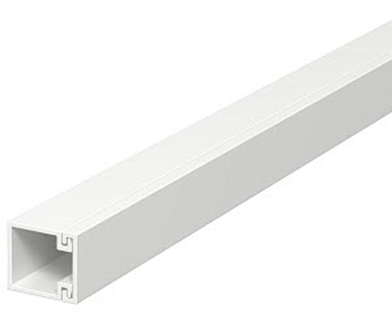 Мини-канал WDK с крышкой 15x15x2000 мм (высота борта 15 мм, крышка 15 мм) ПВХ светло-серый RAL 7035