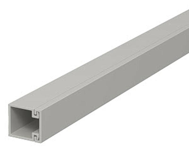 Мини-канал WDK с крышкой 15x15x2000 мм (высота борта 15 мм, крышка 15 мм) ПВХ коричневый