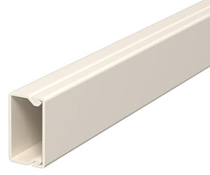 Мини-канал WDK с крышкой 15x30x2000 мм (высота борта 17 мм, крышка 30 мм) ПВХ кремовый RAL 9001