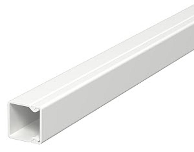 Мини-канал WDK с крышкой 20x20x2000 мм (высота борта 17 мм, крышка 17 мм) ПВХ светло-серый RAL 7035