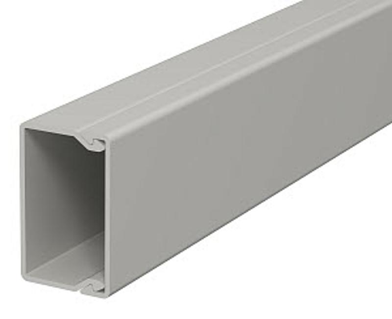 Мини-канал WDK с крышкой 25x40x2000 мм (высота борта 26 мм, крышка 40 мм) ПВХ серый RAL 7030