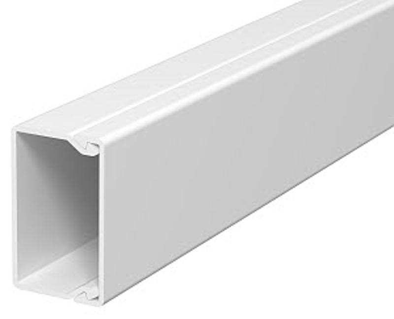 Мини-канал WDK с крышкой 25x40x2000 мм (высота борта 26 мм, крышка 40 мм) ПВХ светло-серый RAL 7035