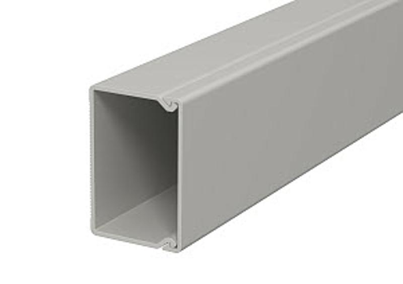 Мини-канал WDK с крышкой 30x45x2000 мм (высота борта 30 мм, крышка 45 мм) ПВХ серый RAL 7030