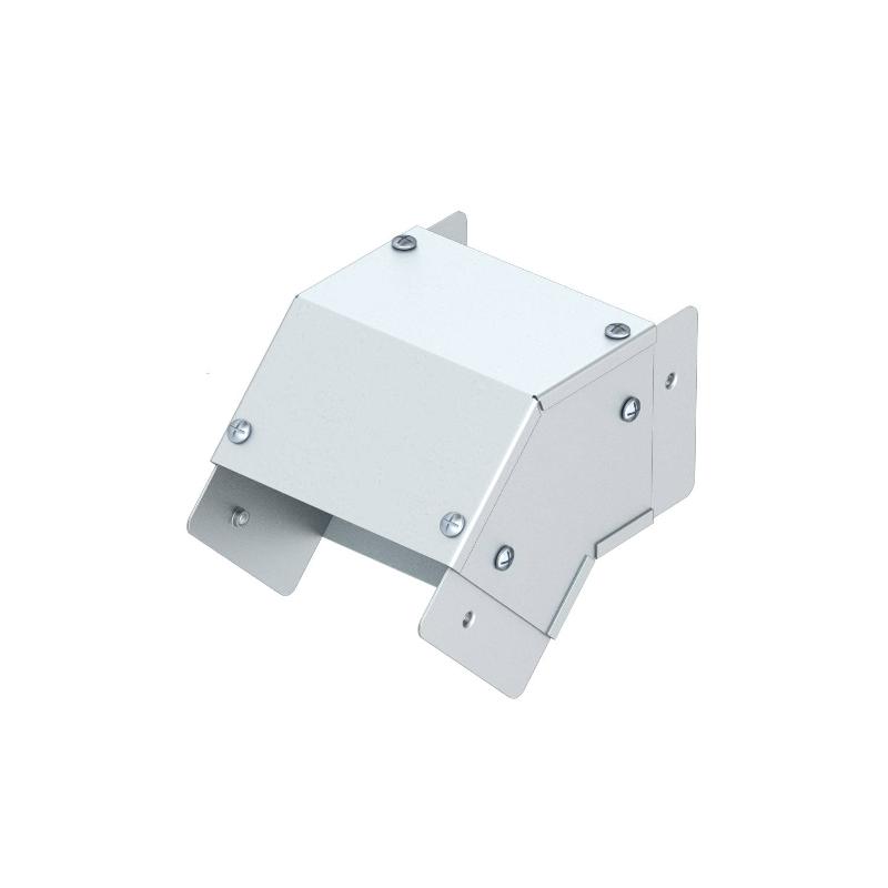Вертикальная секция 45° внеш. с крышкой 150х100мм, FS (SA6445E)