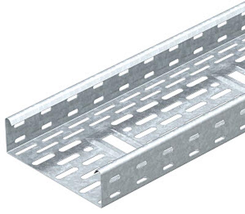 Кабельный листовой лоток перфорированный 60x600x3000 мм (DKS 660 FT)