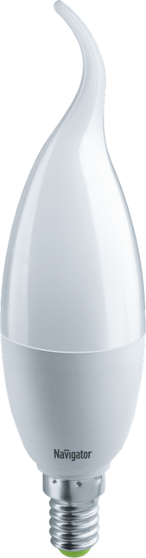Лампа светодиодная LED 5Вт Е14 230В 4000К NLL-P-FC37-5-230-4K-E14-FR свеча на ветру матовая