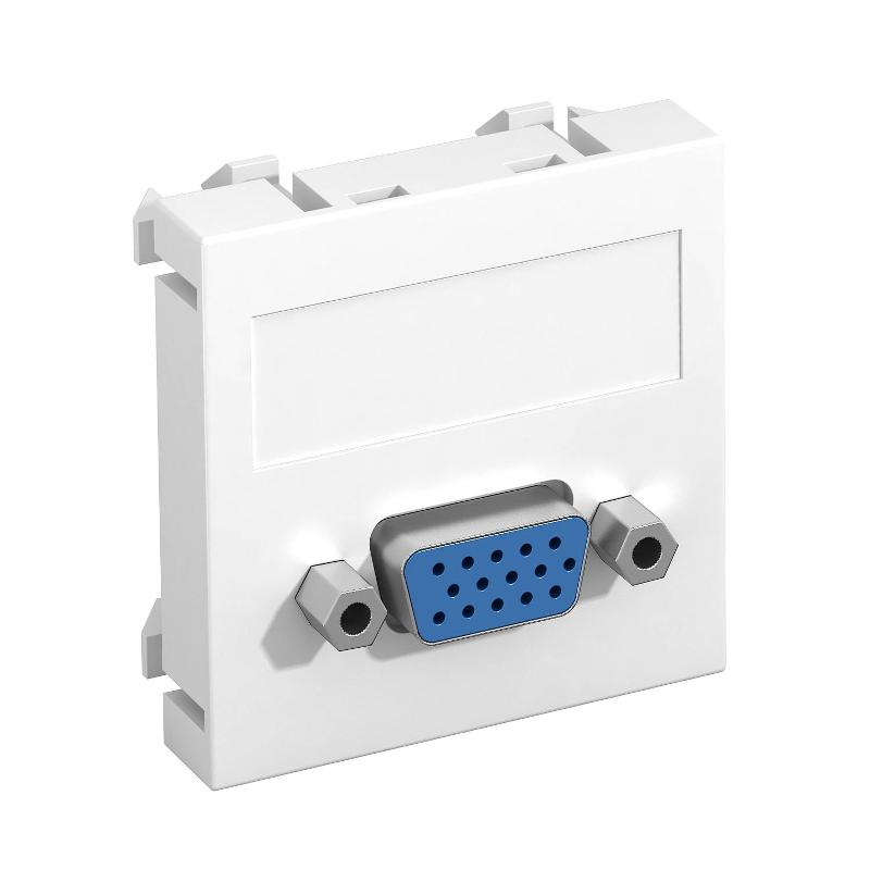 Мультимедийная рамка VGA Modul45 (белый) (MTG-VGA S RW1)