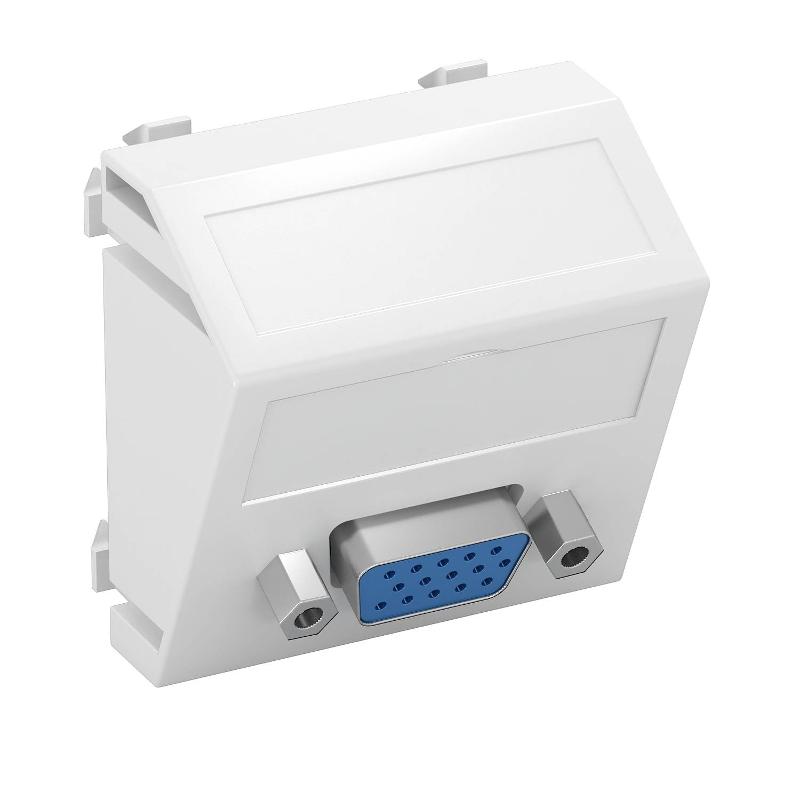 Мультимедийная рамка VGA Modul45 (белый) (MTS-VGA S RW1)