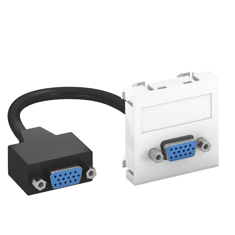 Мультимедийная рамка VGA Modul45 (белый) (MTG-VGA F RW1)