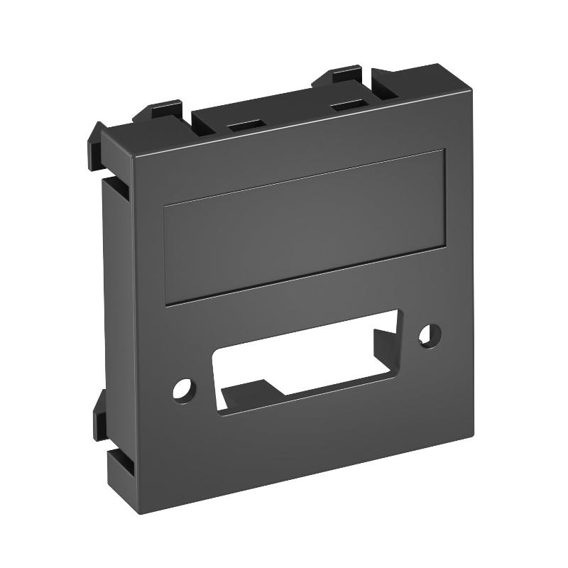 Мультимедийная рамка DVI Modul45 (черный) (MTG-DV O SWGR1)