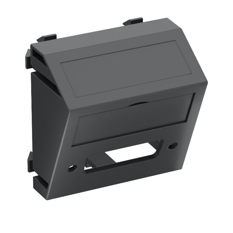 Мультимедийная рамка DVI Modul45 (черный) (MTS-DV O SWGR1)