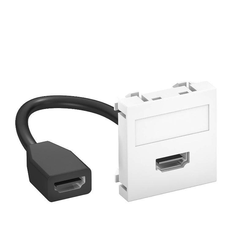 Мультимедийная рамка HDMI Modul45 (белый) (MTG-HD F RW1)