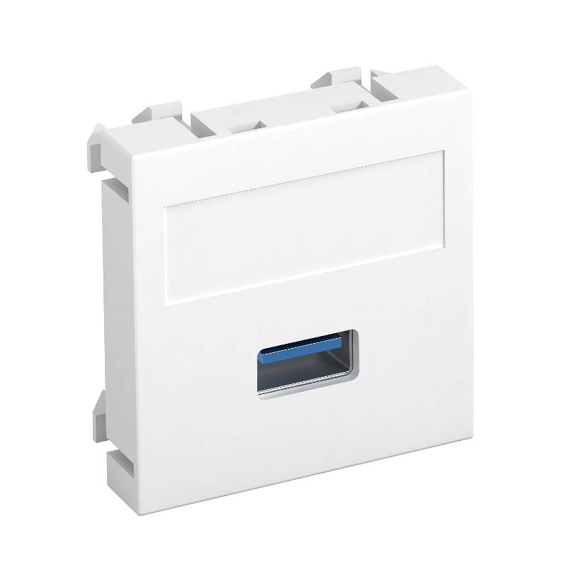 Мультимедийная рамка USB 3.0 A Modul45 (белый) (MTG-U3A S RW1)