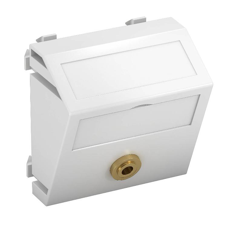 Мультимедийная рамка Audio-Klinke Modul45 (белый) (MTS-MK L RW1)