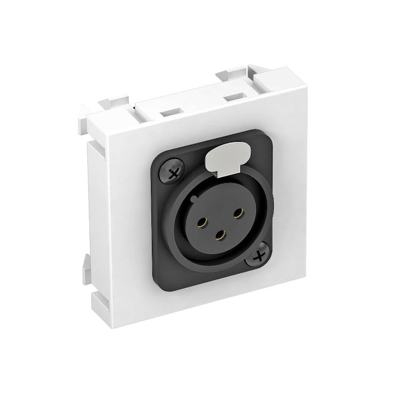 Мультимедийная рамка XLR Modul45 (белый) (MTG-X3F S RW1)
