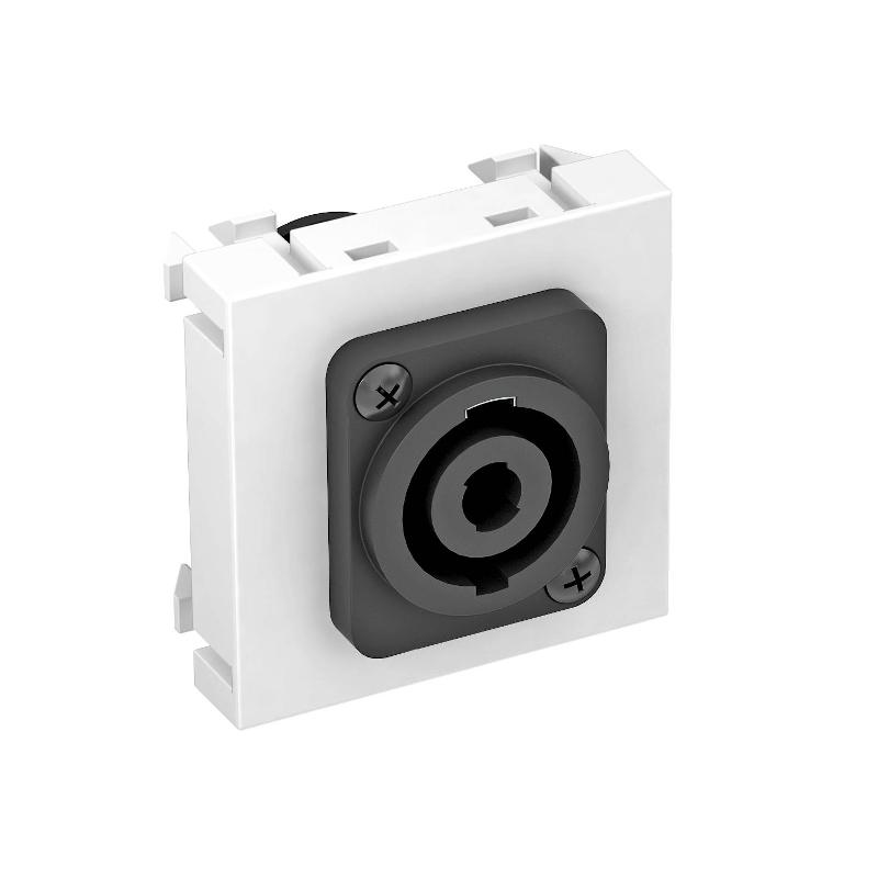Мультимедийная рамка Speakon Modul45 (белый) (MTG-SON S RW1)