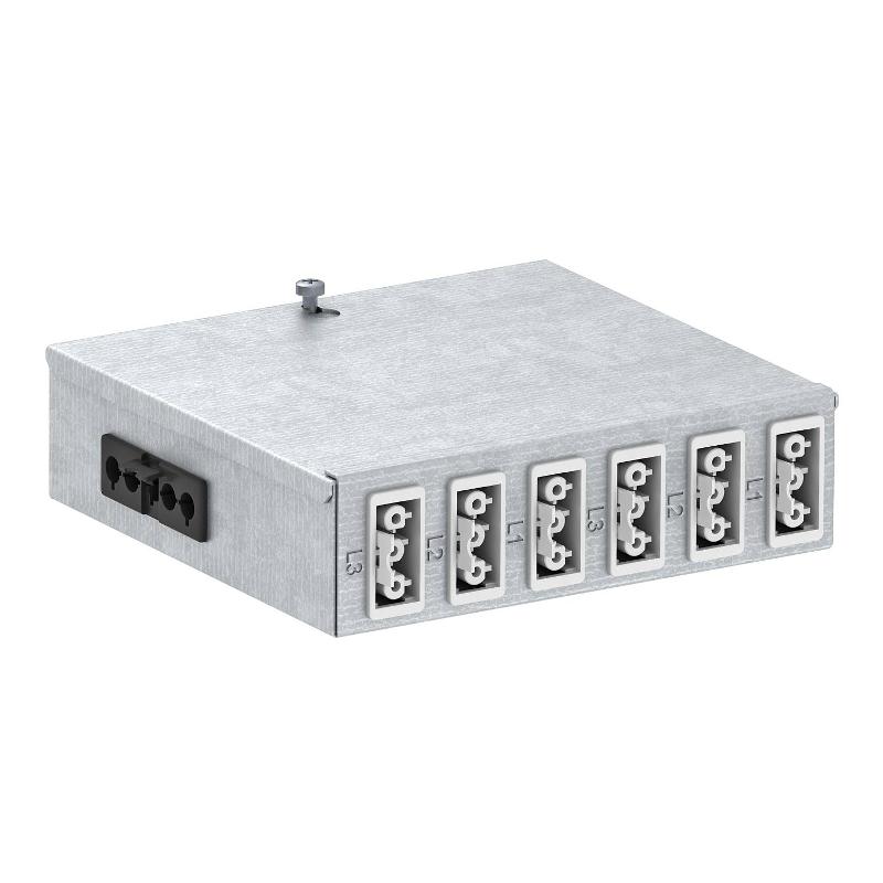 Распределитель энергии UVS 160x150x48 мм (сталь) (UVS-6W2SA)