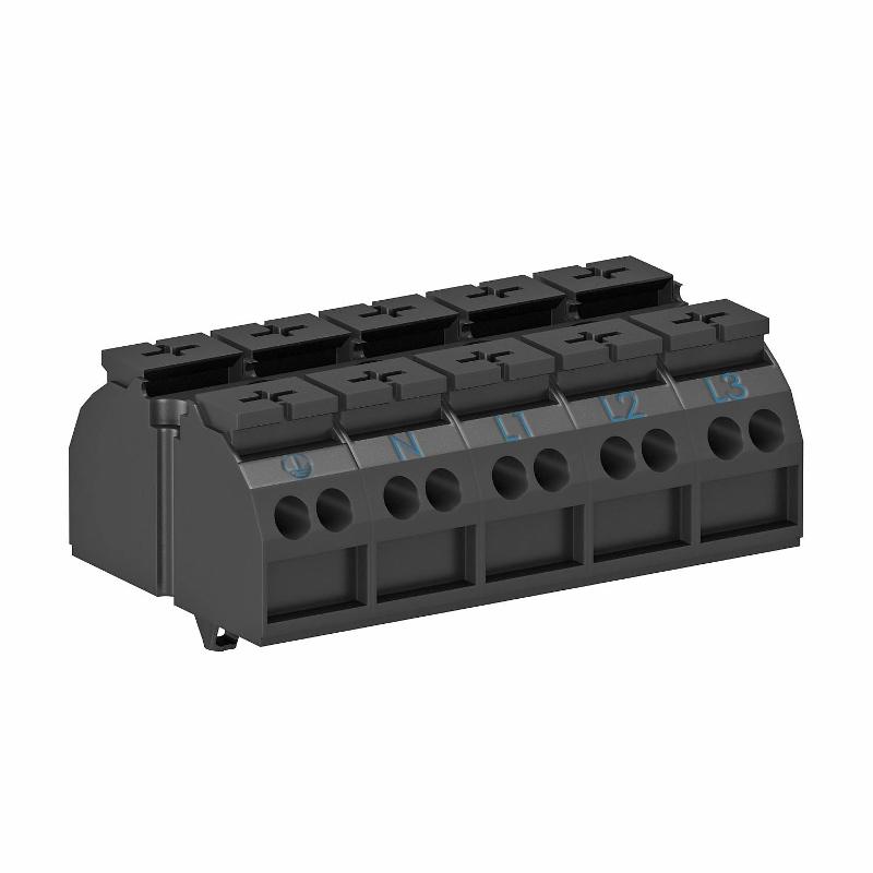 Клеммный зажим 22x60x35 мм (черный) (CP45-KL)