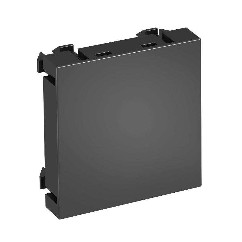 Заглушка Modul45 45x45 мм (черный) (ADP-B SWGR1)
