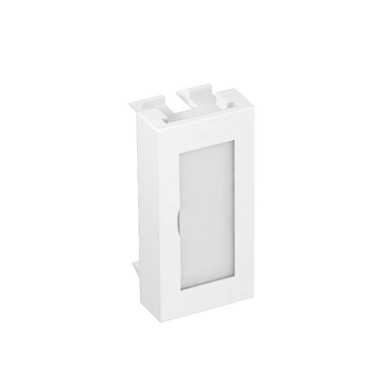 Заглушка с полем для маркировки Modul45 45x22,5 мм (белый) (ADP-BF RW0.5)